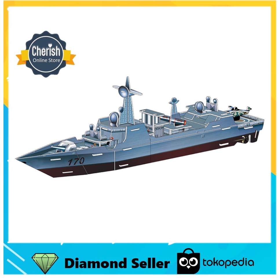 3D Puzzle Toy | Puzzle 3 Dimensi NAVY SHIP