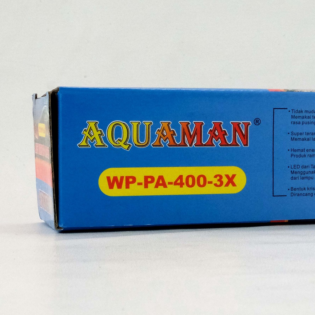 LAMPU LED AQUARIUM AQUAMAN WP PA 400 11 WATT 30-45 CM 3 MODE AQUASCAPE