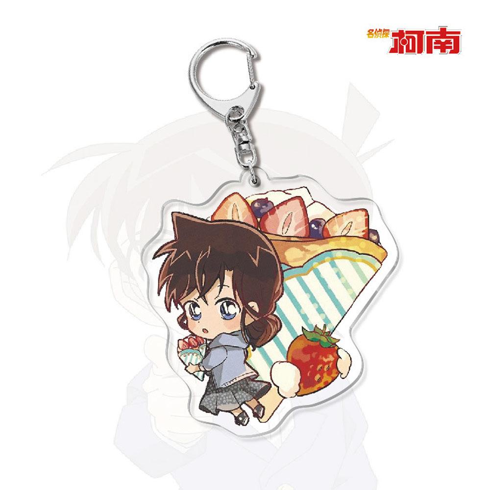 Quinton Conan Gantungan Kunci Liontin Hadiah Miniatur Detektif Conan Scultures Darah Panas Anime Key Ring