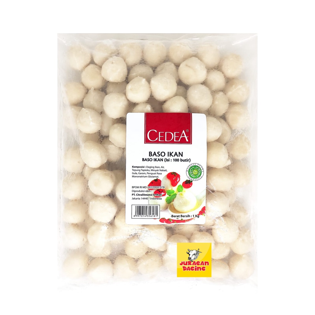 

Cedea Baso Ikan (isi 100 ) 1 kg - termurah