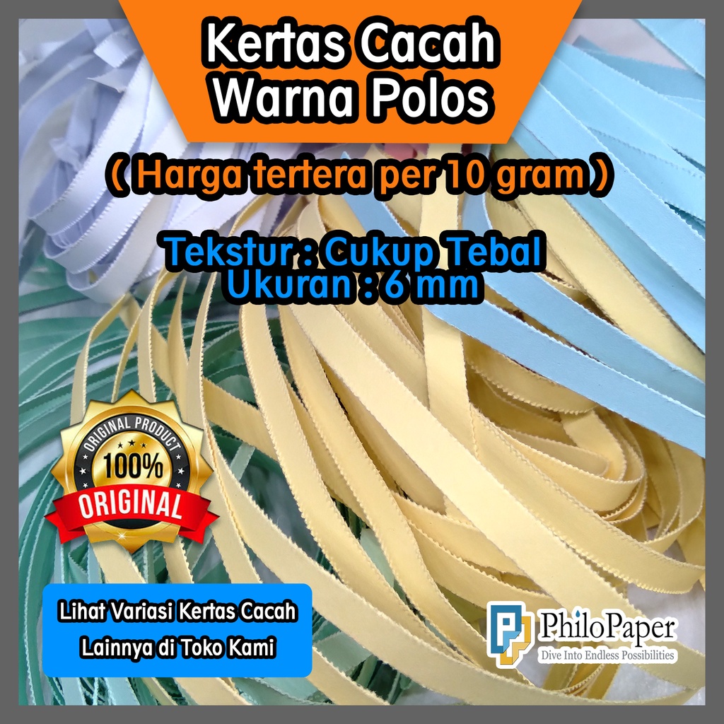 

Kertas Cacah ~ Permukaan Polos Cukup Tebal / Kertas Serut Polosan Sedikit Tebal / Isian Hampers