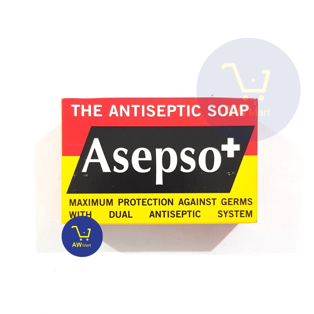 ASEPSO+ SOAP SABUN MANDI 80GR - ASEPSO ANTISEPTIC SOAP SABUN MANDI