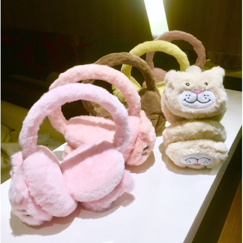 Ready Bandung Earmuff lipat , Earmuff beruang , Earmuff bunny , Penutup Telinga