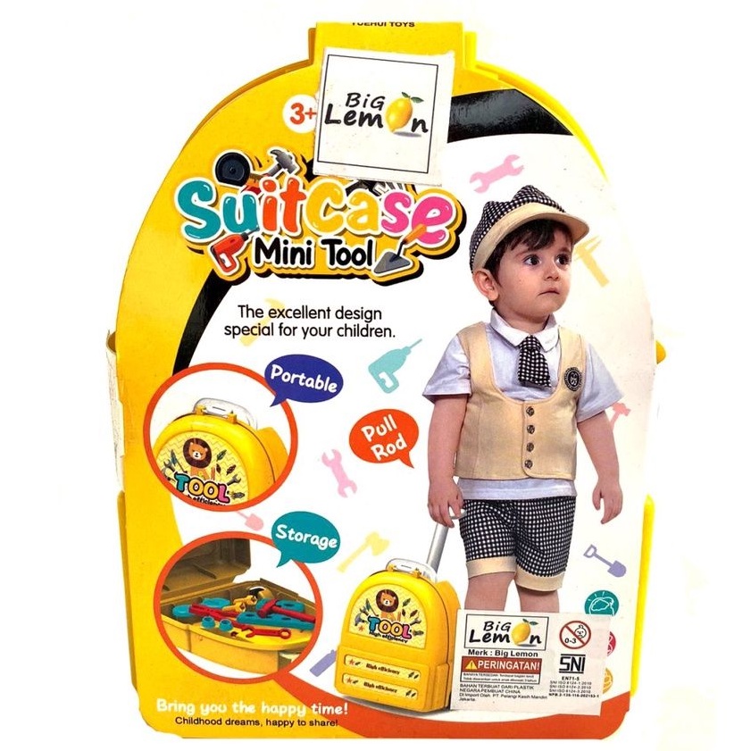 Mainan Suitcase Mini Tool Se / Peralatan Tukang Suitcase Mini Tool Set