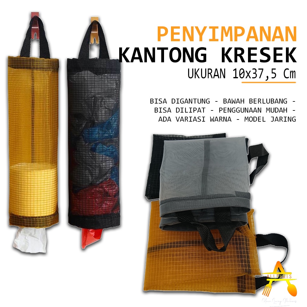 Dispenser Tempat Penyimpanan Kantong Plastik Kresek Bekas 1159 Garbage Bags Organizer Diameter 10 Cm