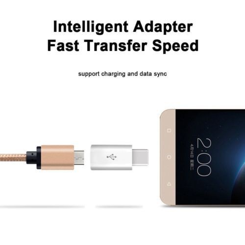 Micro USB Female To Type C / iPhone Male Adapter,Cable Converter For Samsung Huawei xiaomi