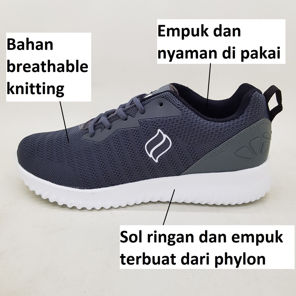 Sepatu sport running unisex Finotti Destroyer