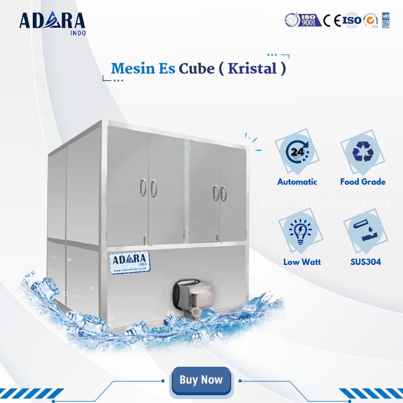 Mesin pembuat es batu 3ton cube