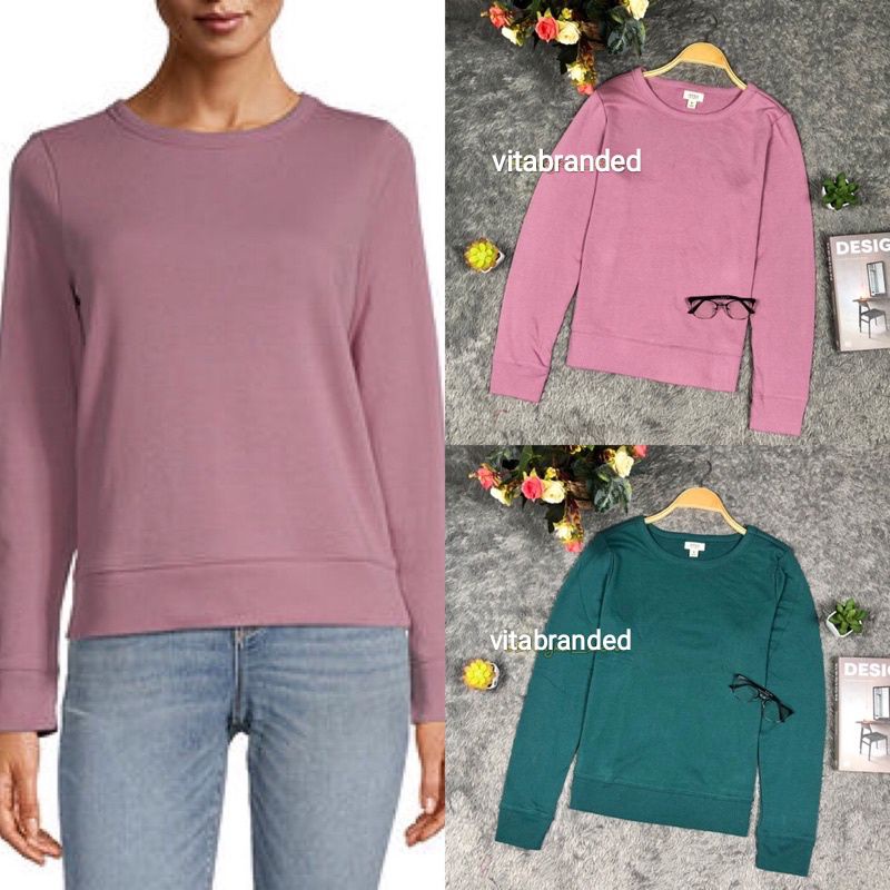 SWEATER CREWNECK MERK ANA MURAH