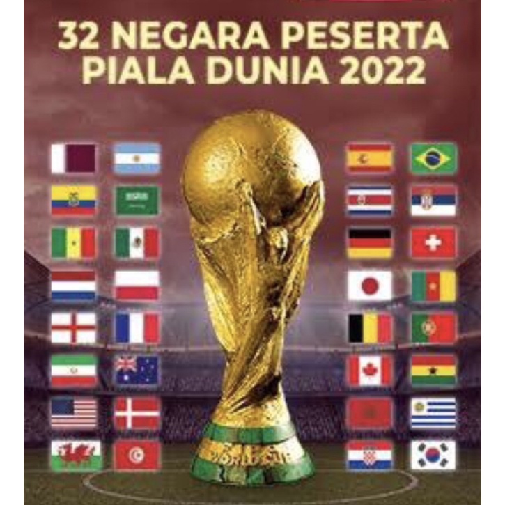 Bendera Negara Peserta Piala Dunia 80x120 cm