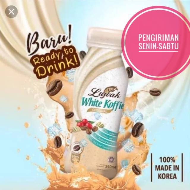 Luwak white koffie kopi luwak white coffee botol