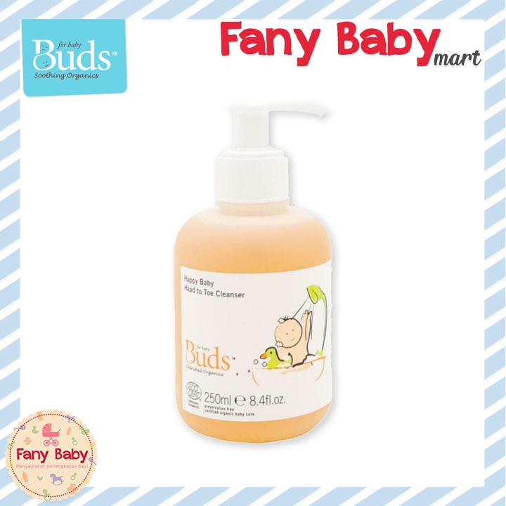 BUDS HAPPY BABY HEAD TO TOE CLEANSER / 250ML