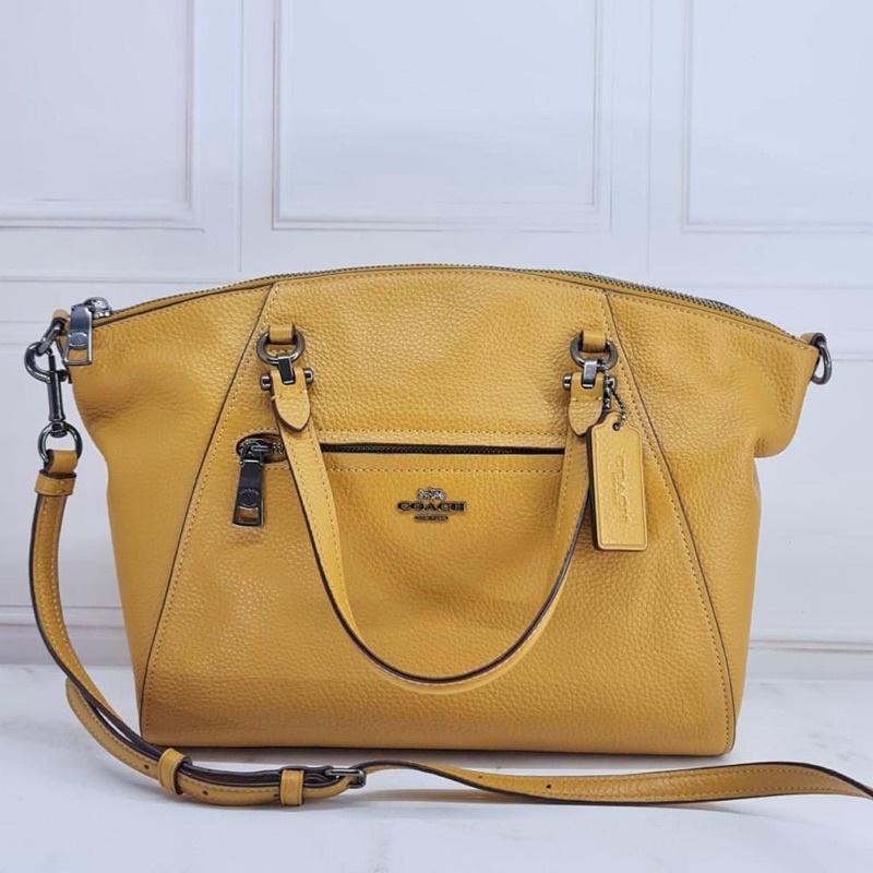 coach prairie satchel yellow