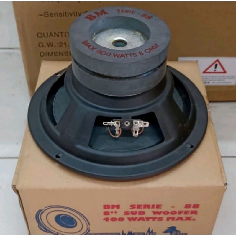 Speaker Subwoofer BM 8 Inch Double Magnet 400 Watt