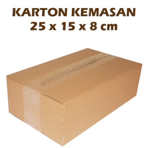 Karton Kemasan Box Packing 25 x 15 x 8cm