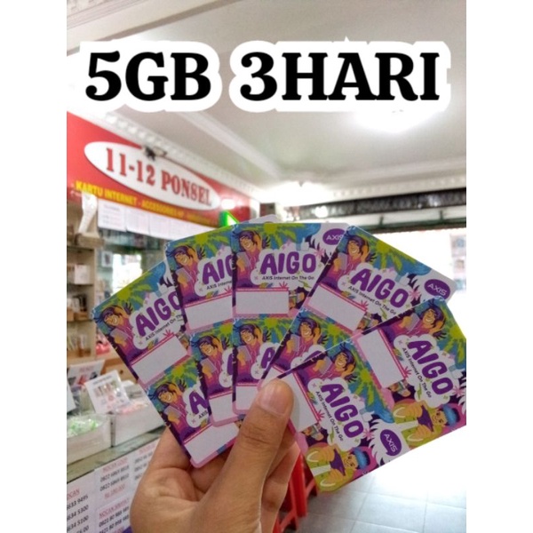 VOUCHER AXIS 5GB 3HARI