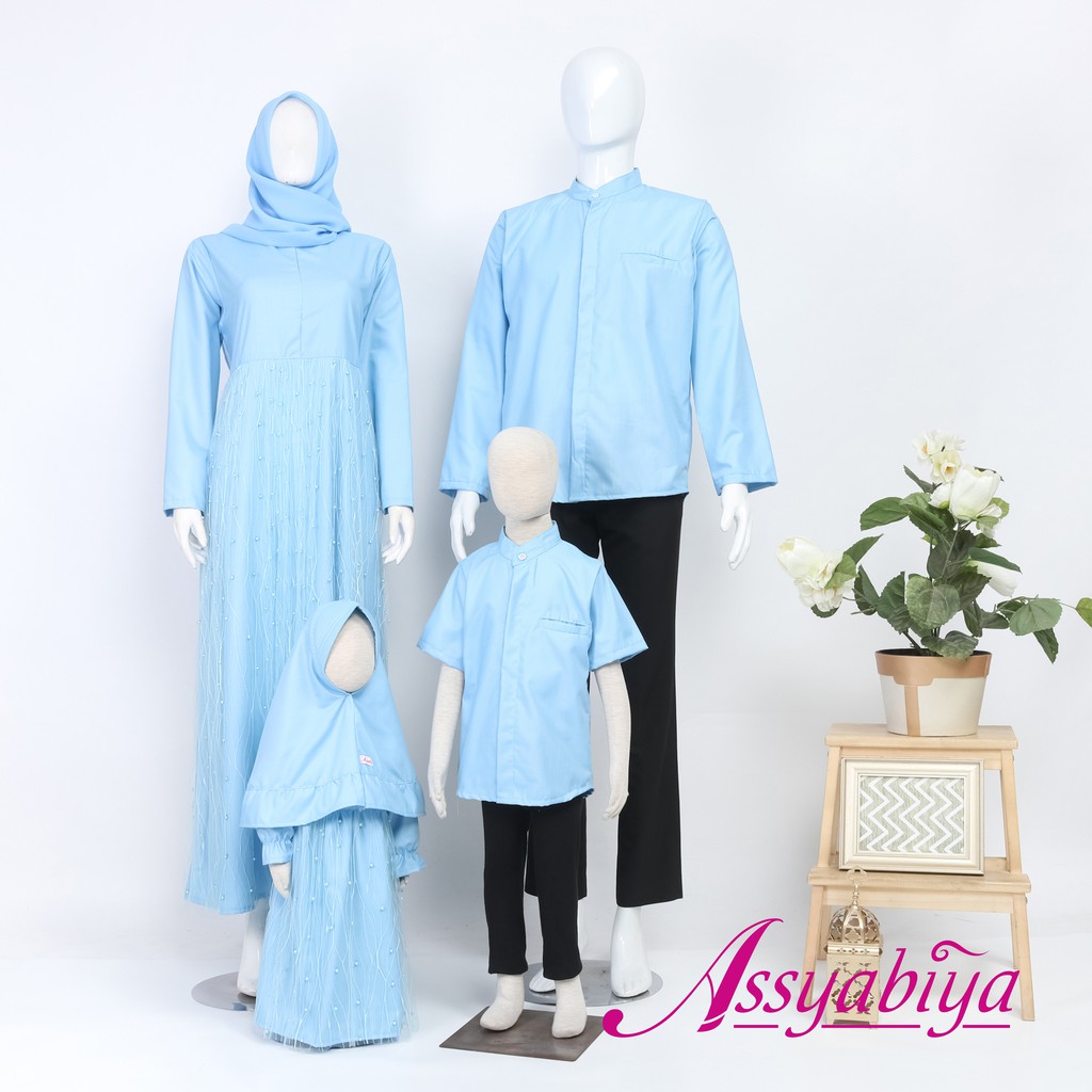 Assyabiya GAMIS COUPLE KELUARGA MEWAH PREMIUM Khusus PO