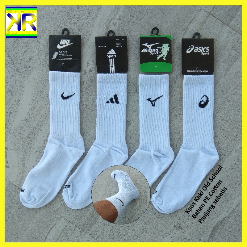 Kaos Kaki OldSchool Old School / Kaoskaki Basic Sport Polos Sebetis