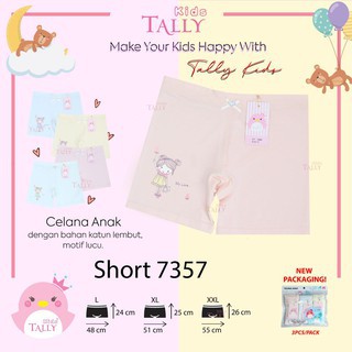 JH Celana Dalam Tally Anak Perempuan Boxer (Tally 7377, Tally 7427) ISI 1 PCS Termurah