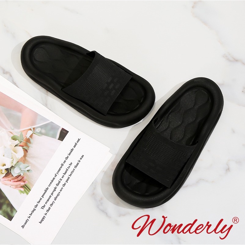 Sendal Wanita Selop Jelly Sandal Slop Hak Wanita Karet l 1220-8