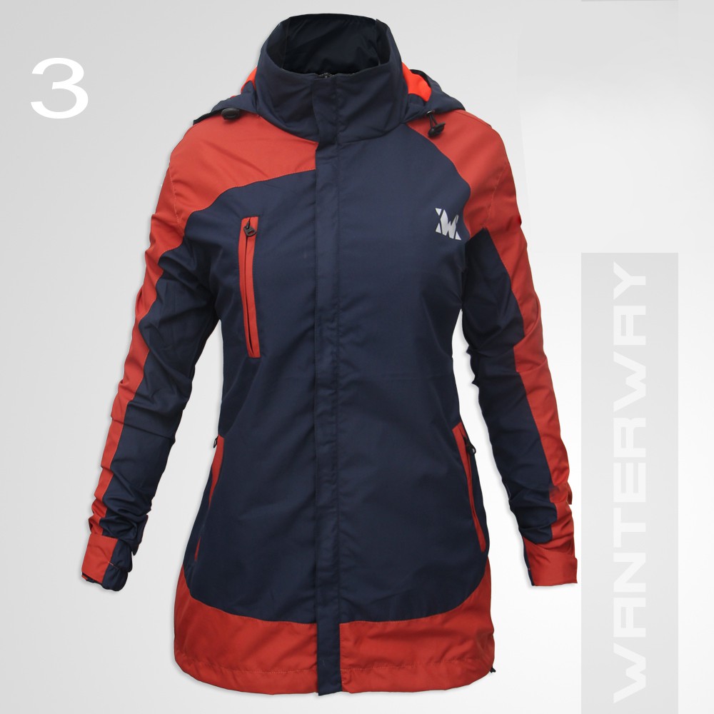 jaket wanita gunung outdoor waterproof | jaket cewe | jaket motor-Navy