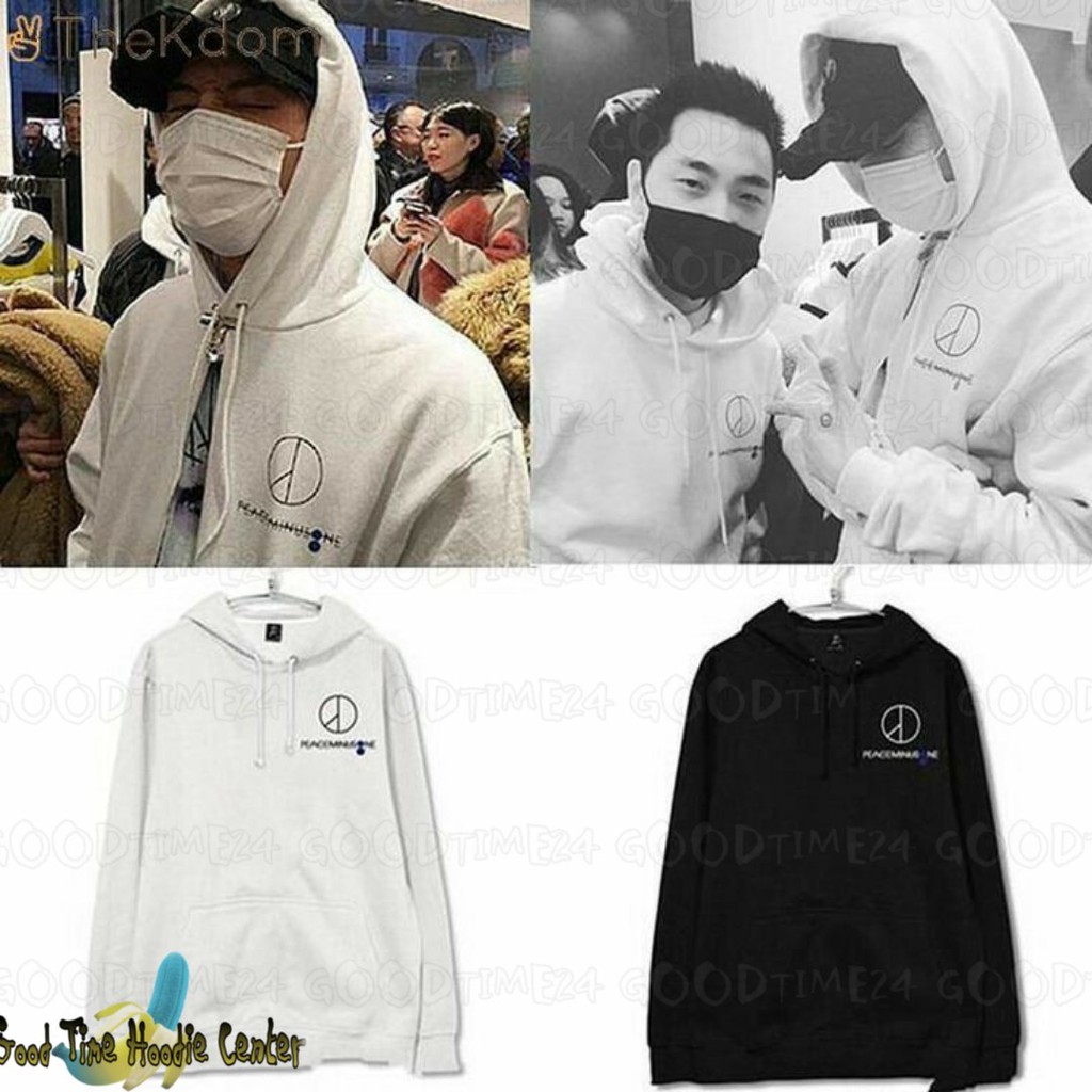 HOODIE SWEATER G-DRAGON PEACEMINUSONE LOGO