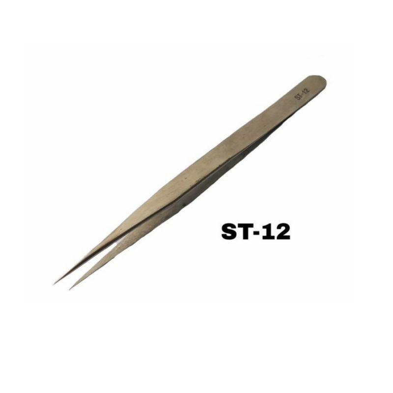 Pinset lurus / tweezers HRC40 ST-12