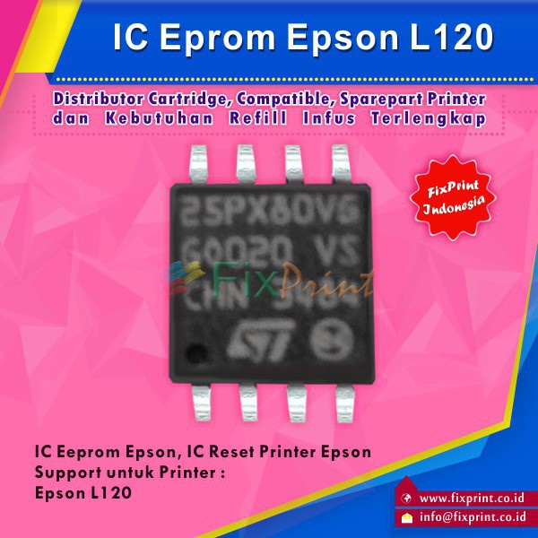 IC Eprom Epson  L120  IC Eeprom Reset Epson L120  Resetter Printer Epson Murah