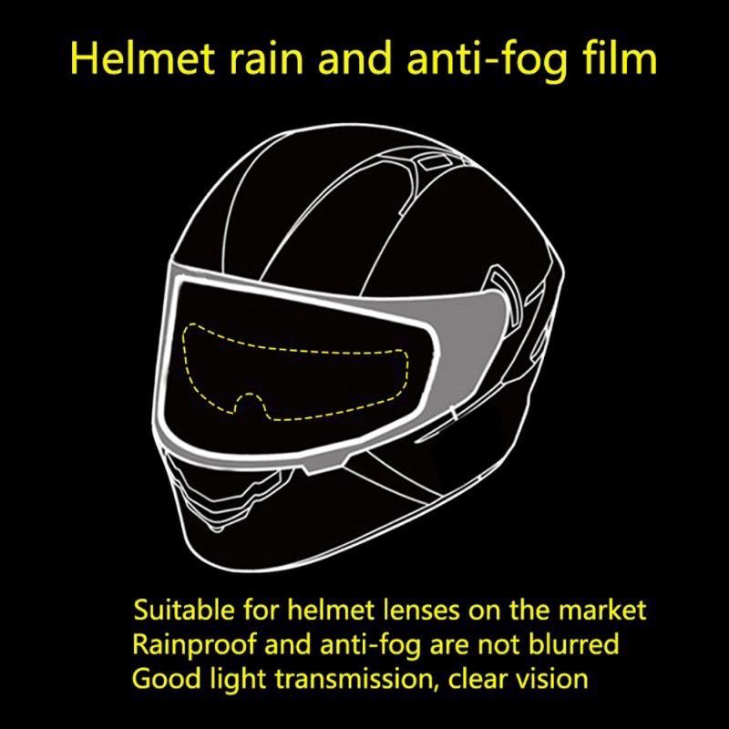 KACA FILM HELM ANTI AIR, ANTI HUJAN, ANTI EMBUN, PELINDUNG KACA HELM