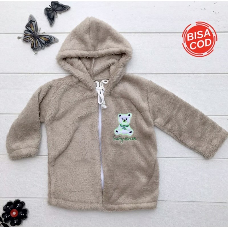 Jaket Bulu Lembut Lucu Termurah DNW BABY