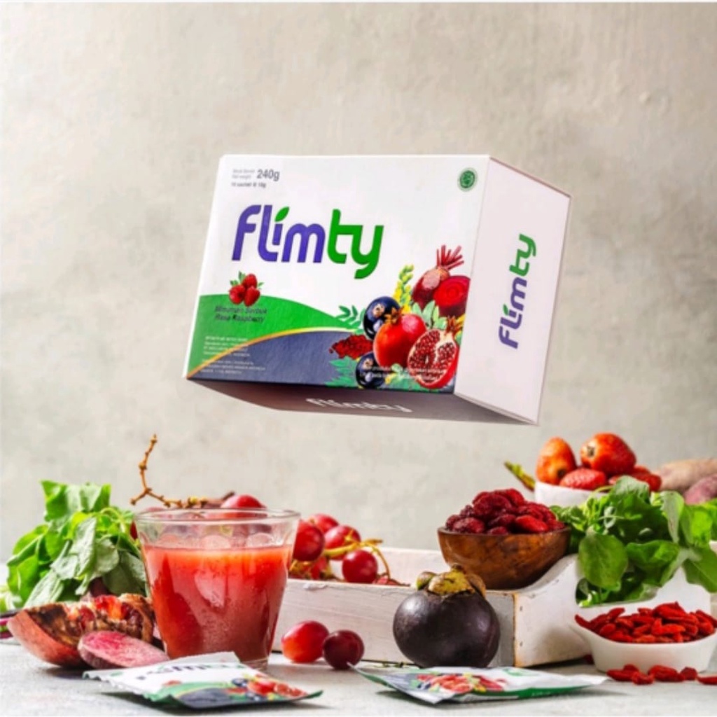 FLIMTY SACHET DIET PELANGSING FIBER DETOX Blackcurrant / Raspberry BPOM HALAL ORIGINAL ORI SEMARANG 