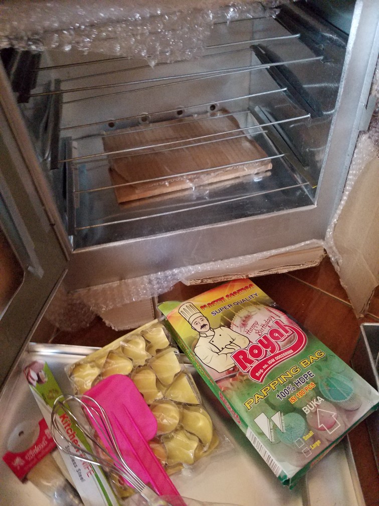 Oven Bima Oven Tangkring Oven Kompor 3 Susun Dengan Aneka Loyang Dan Peralatan Dekorasi Kue Murah