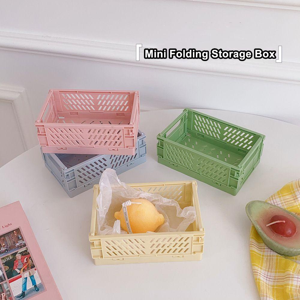 R-FLOWER Tempat Penyimpanan Alat Tulis Dapur Mini Desktop Organizer Keranjang Siswa Plastik