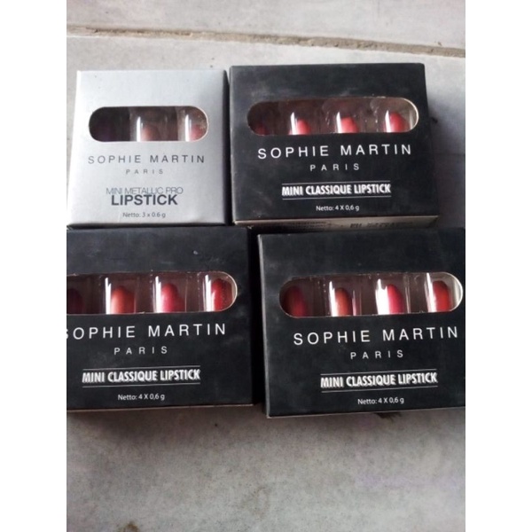 mini classique lipstick by sophieparis dan mini metallic pro lipstick