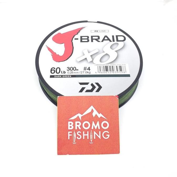 Pe Daiwa Jbraid X8 300 M Meter 300M Benang Senar Jbraid X 8
