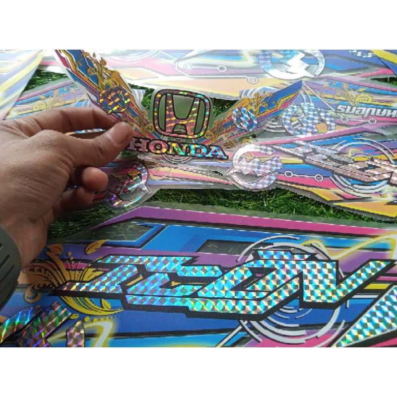 STRIPING HOLOGRAM BEAT FI ICON KARBON HOLOGRAM