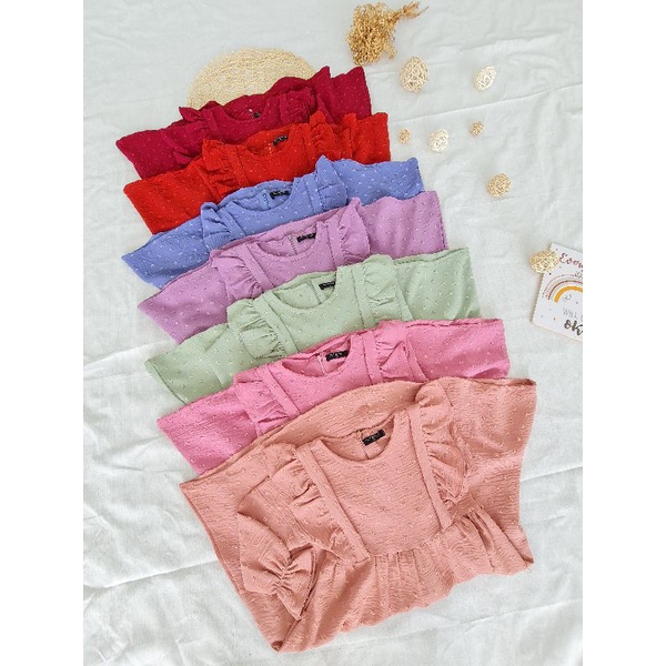 Ollet Gamis Nara / Gamis anak Uragiri Crinkle