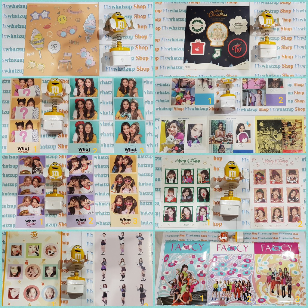 Twice Official Sticker (All ERA) TCL, Twicetagram, WIL &amp; Fancy