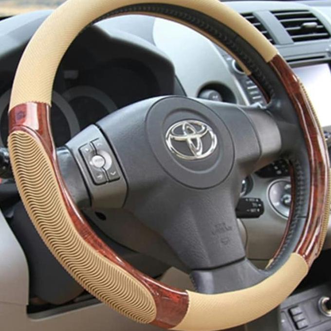 Cover Stir Mobil Motif Kayu