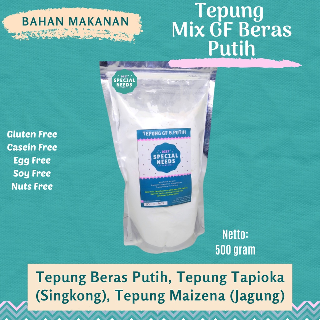 

ADY78 Tepung Gluten Free pengganti terigu untuk aneka hidangan