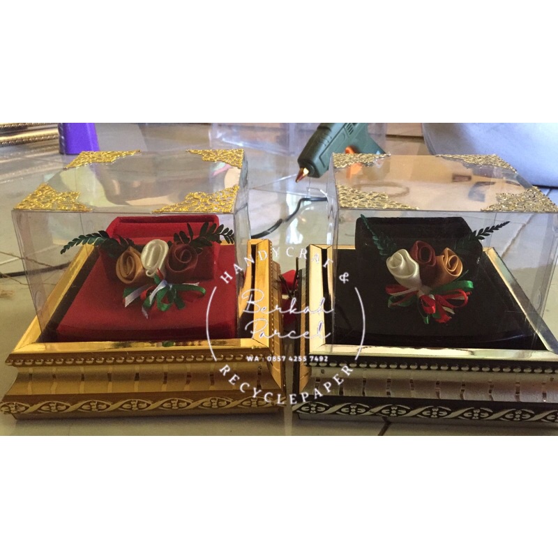Box seserahan / hantaran pernikahan / lamaran Tempat cincin.
