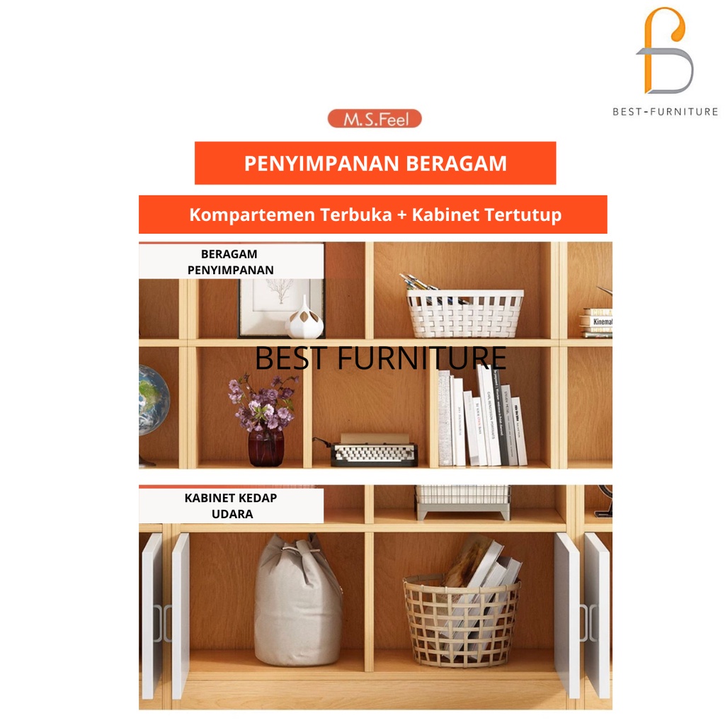 Best Rak Buku Rak Pajangan Rak Multifungsi Minimalis