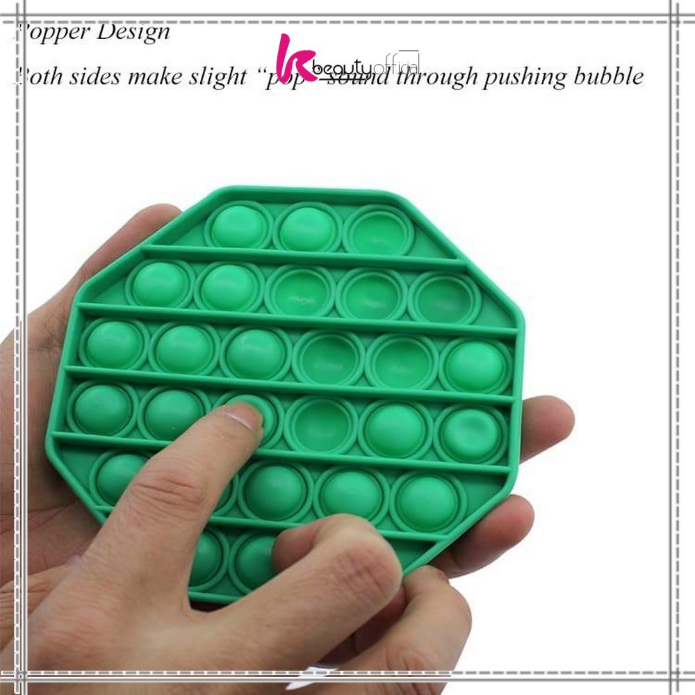 KB-M131 Mainan Pop It Rainbow Shape Fidget Push Pop It Bentuk Bulat Tik Tok / Pop Its Mainan Anak-3