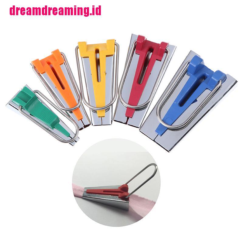 (dreamdreaming.id) Alat Pembuat Bias Tape 5 Ukuran 6mm 9mm 12mm 18mm 25mm