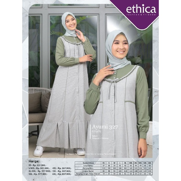 Ethica Gamis / Ayumi - 327 / Fashion Muslim