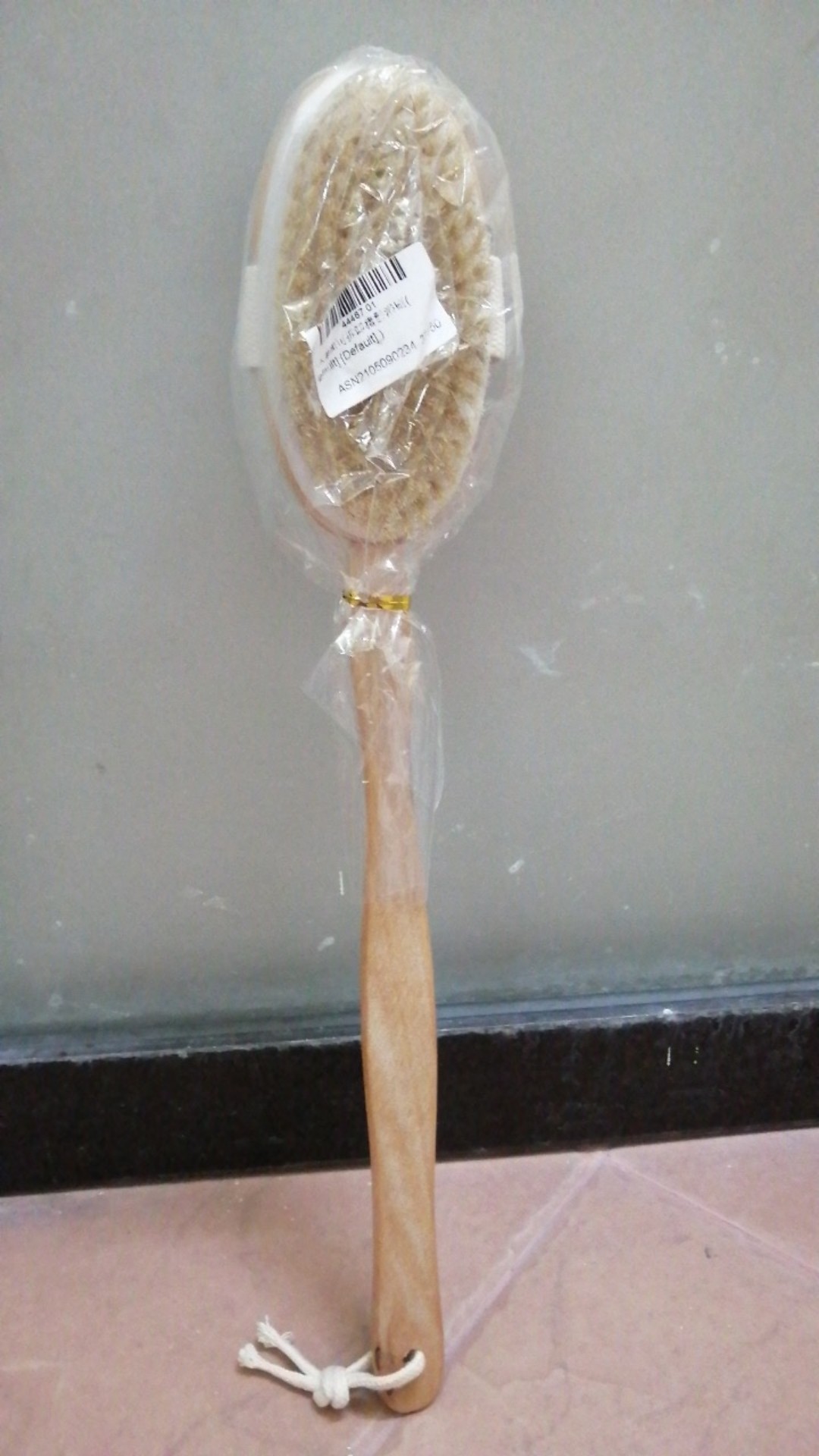 Jny Sikat Gosok Punggung Gagang Kayu Panjang Alami Bisa Dilepas Untuk Mandi/spa