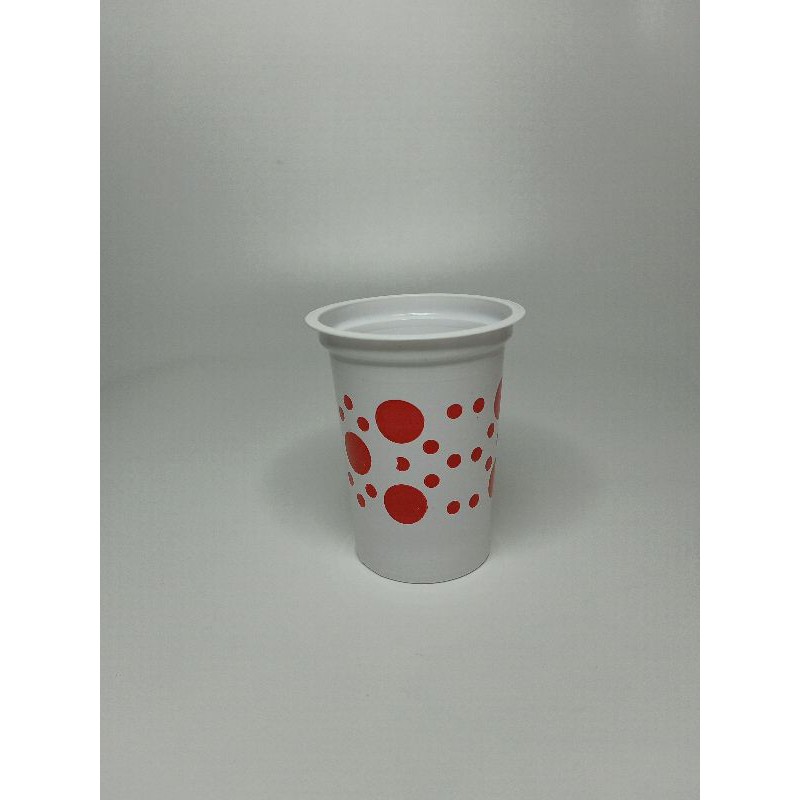 cup plastik pulkadot cup teh es buah