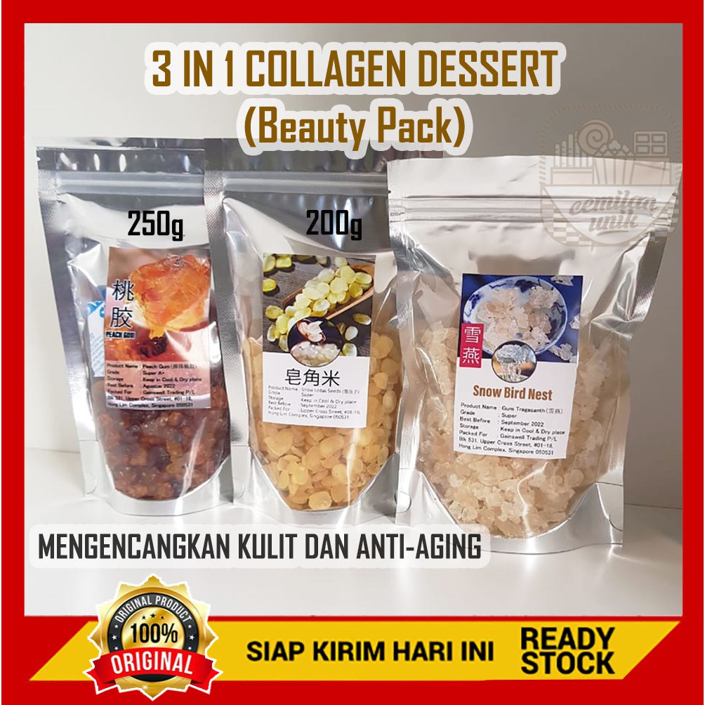 

Paket Beauty 3 in 1 Collagen Dessert