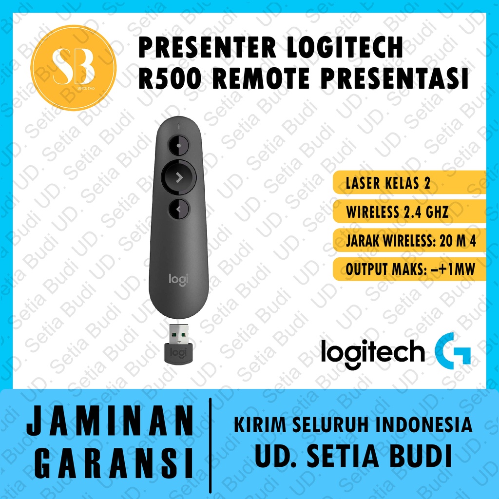 Presenter Logitech R500 Remote Presentasi