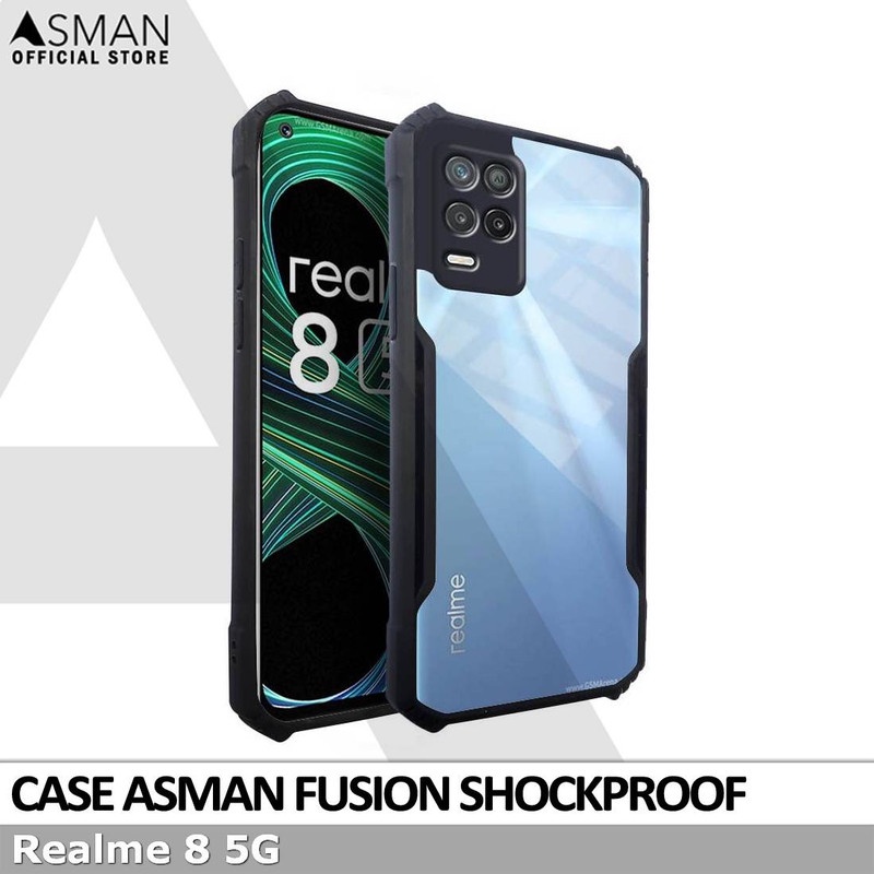 Asman Fusion Realme 8 5G Case Premium Amor Acrylic